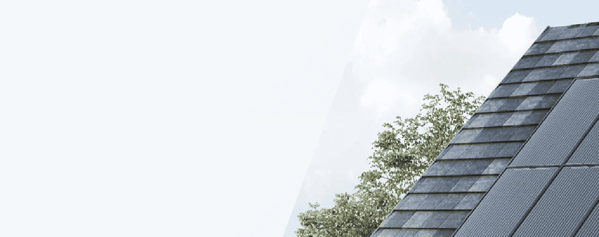 Solar panels with trees in the background